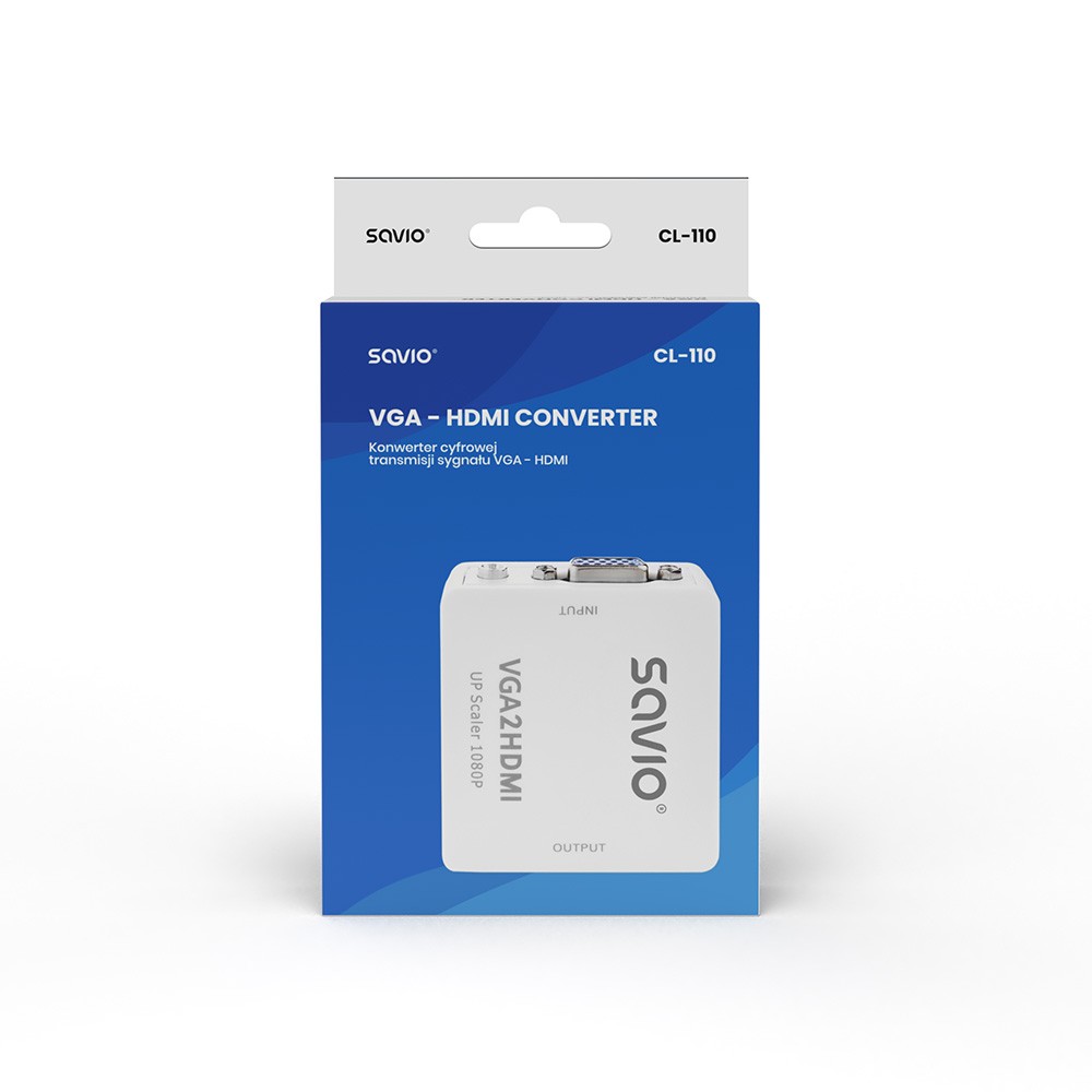 Pretvornik/Adapter VGA - HDMI Full HD/1080p 60Hz, CL-110 4