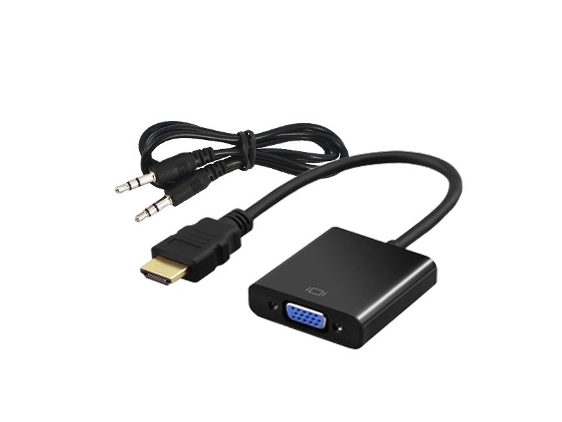 Adapter HDMI (moški) - VGA (ženski) z avdio, CL-23/B