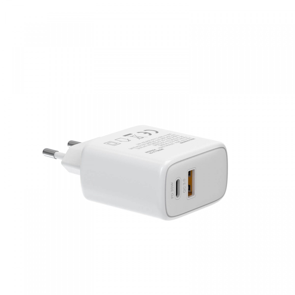 Mrežni polnilnik USB Quick Charge, Power Delivery 3.0, 30W, LA-06 2