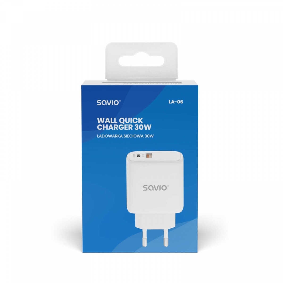 Mrežni polnilnik USB Quick Charge, Power Delivery 3.0, 30W, LA-06 3