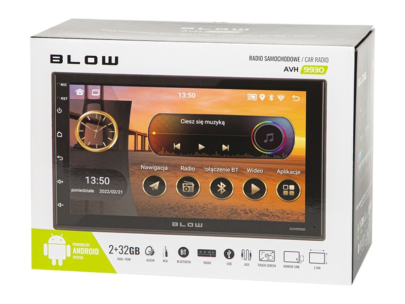 Avtoradio AVH-9930 2DIN z 7-palčnim zaslonom in GPS 6