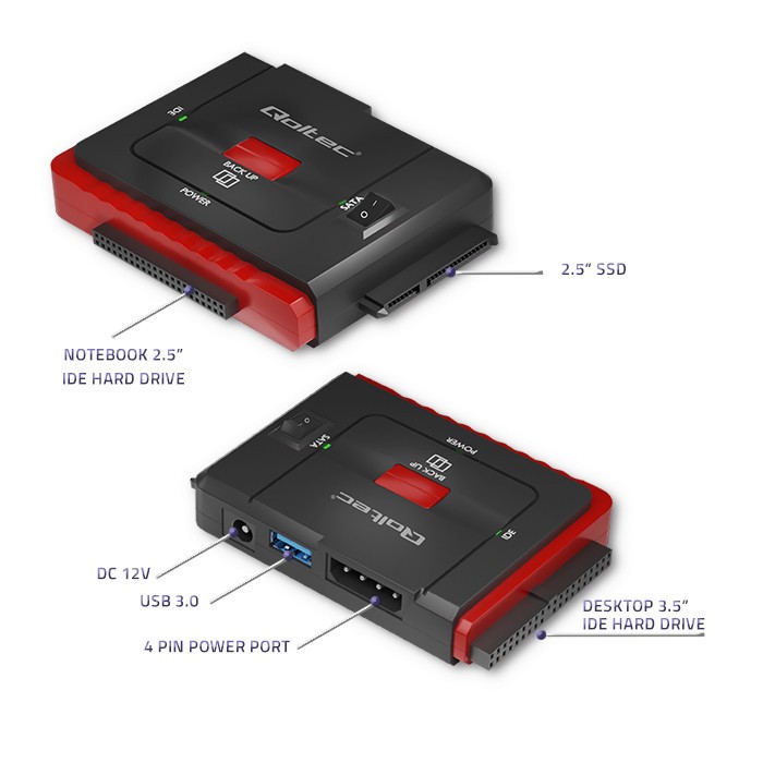 Adapter USB 3.0 na IDE/SATA III 2