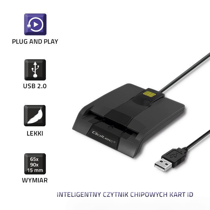Brezžični bralnik pametnih kartic SCR-0634, USB-C 4