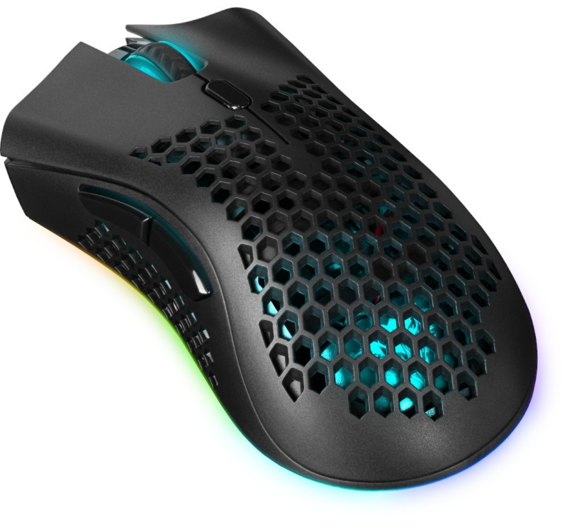 Brezžična gaming miška Warlock GM-709L, Optic RF, RGB, 2400 dpi 2