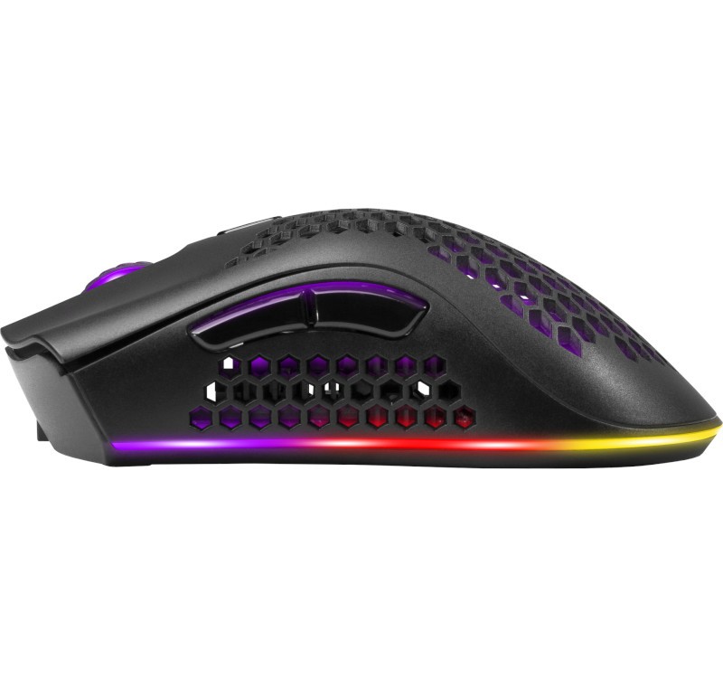 Brezžična gaming miška Warlock GM-709L, Optic RF, RGB, 2400 dpi 3