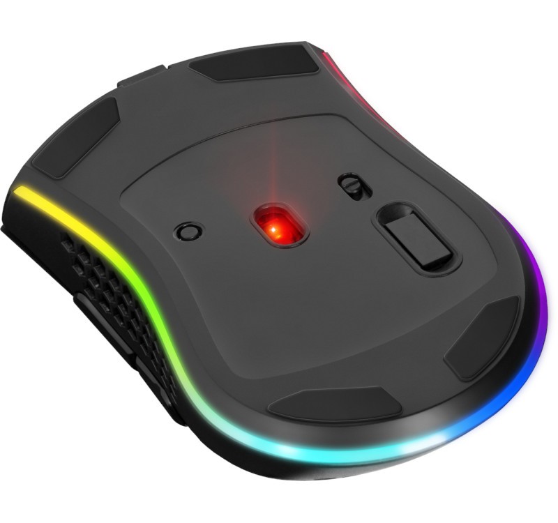 Brezžična gaming miška Warlock GM-709L, Optic RF, RGB, 2400 dpi 7