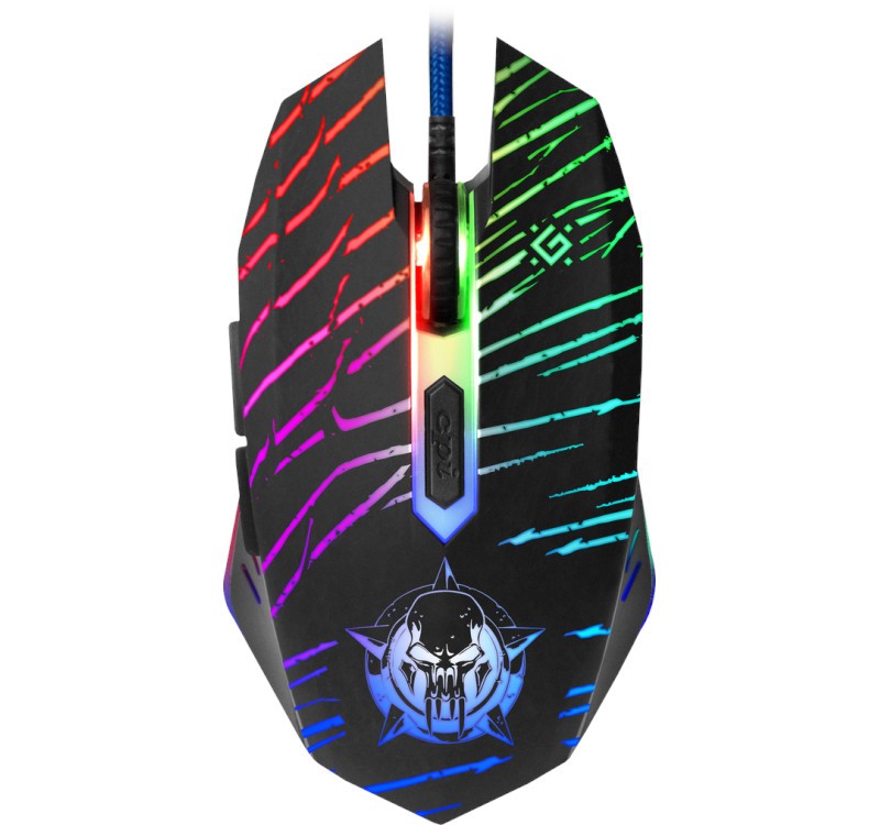Žična gaming miška DARK AGENT GM-590L, 12800 dpi