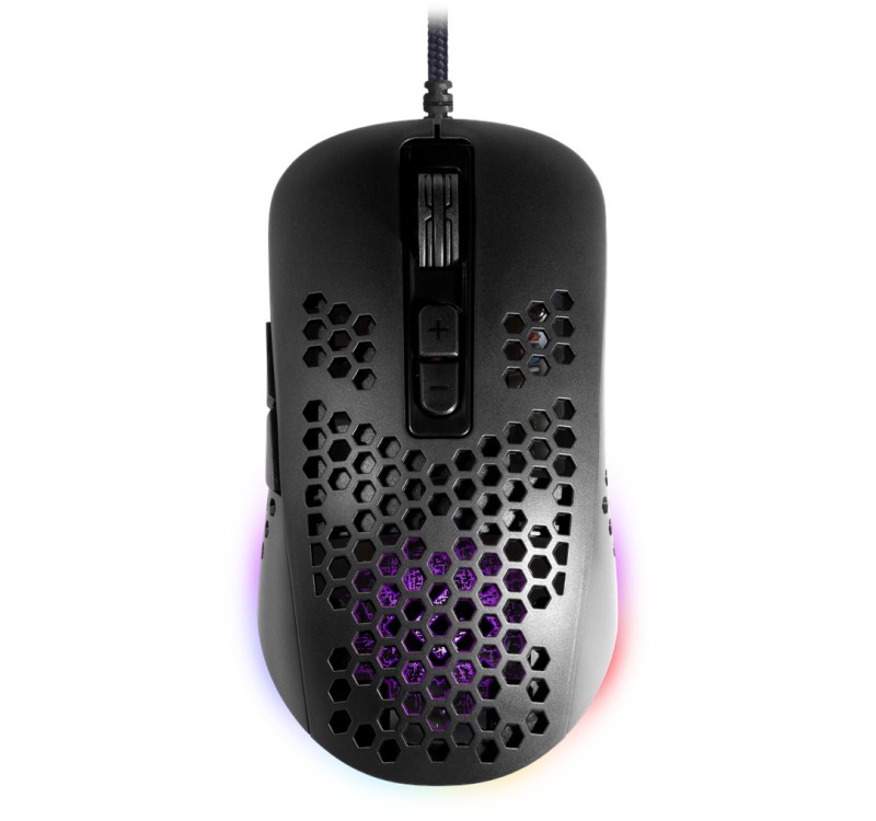 Žična gaming miška SHEPARD GM-620L, 12800 dpi, RGB