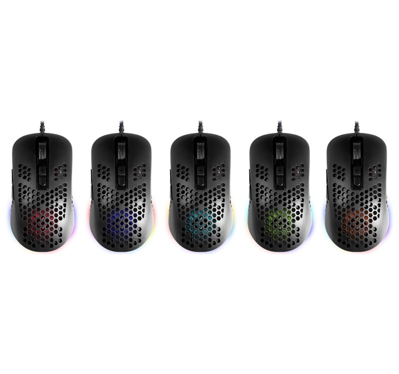 Žična gaming miška SHEPARD GM-620L, 12800 dpi, RGB 4