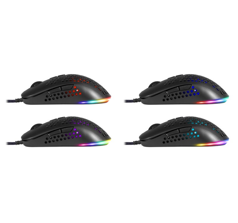 Žična gaming miška SHEPARD GM-620L, 12800 dpi, RGB 5