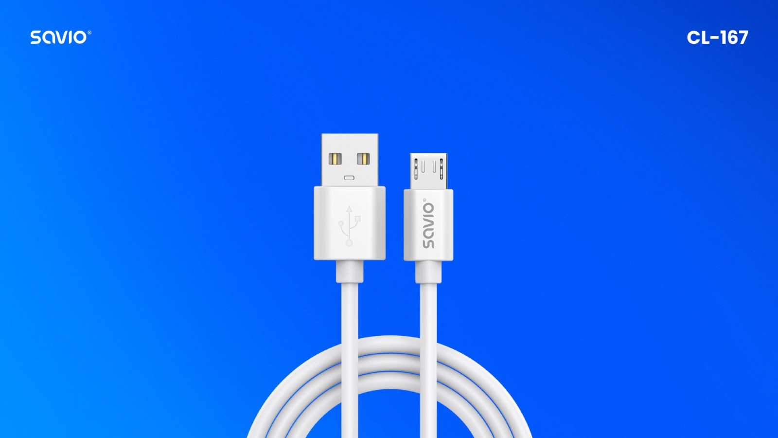 USB-A na Micro USB Kabel, 2A, 3m, CL-167 5