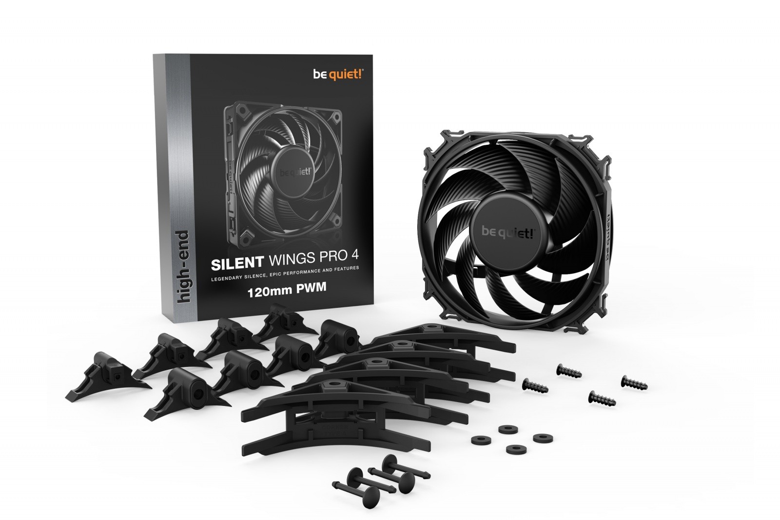 Ventilator Silent Wings Pro 4 120mm PWM 4