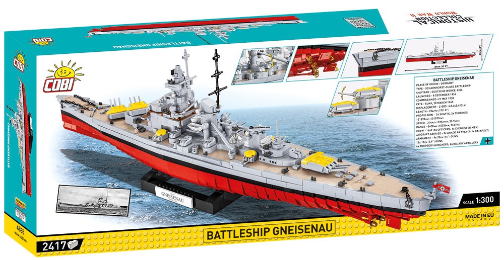 Gradniki 'Historical Collection Battleship Gneisenau' 3
