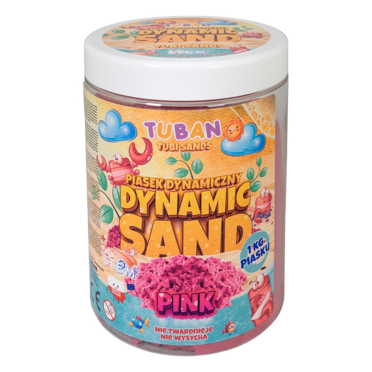 Nenavadni pesek 1kg, roza