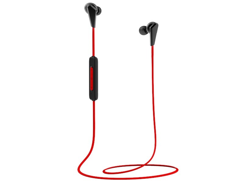Vstavitljive slušalke Bluetooth HE01, rdeče