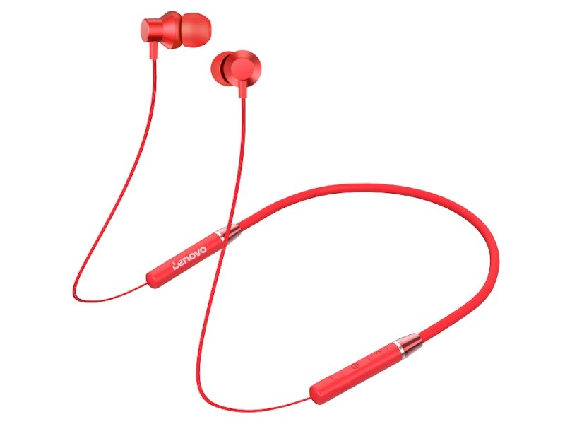 Vstavitljive slušalke Bluetooth HE05, rdeče