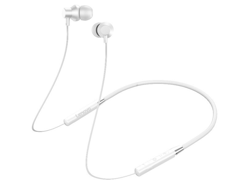 Vstavitljive slušalke Bluetooth HE05, bele