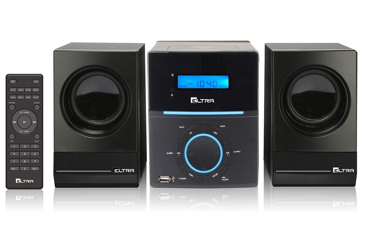 Glasbeni Stolp Neptun Blue BT CD USB - Modra