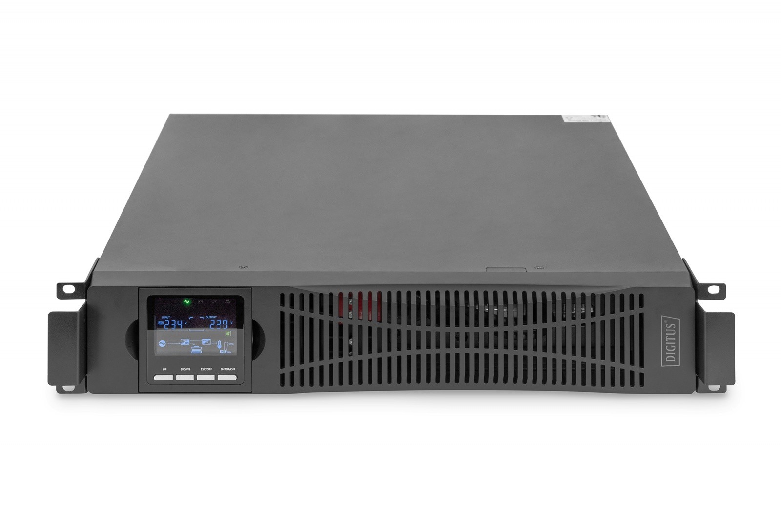 UPS Napajalnik Online Rack 1500VA/1500W, LCD, USB, RS232, RJ45 2