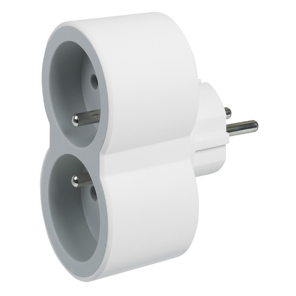 Legrand razdelilnik 2x2P+Z B/S 049431 2