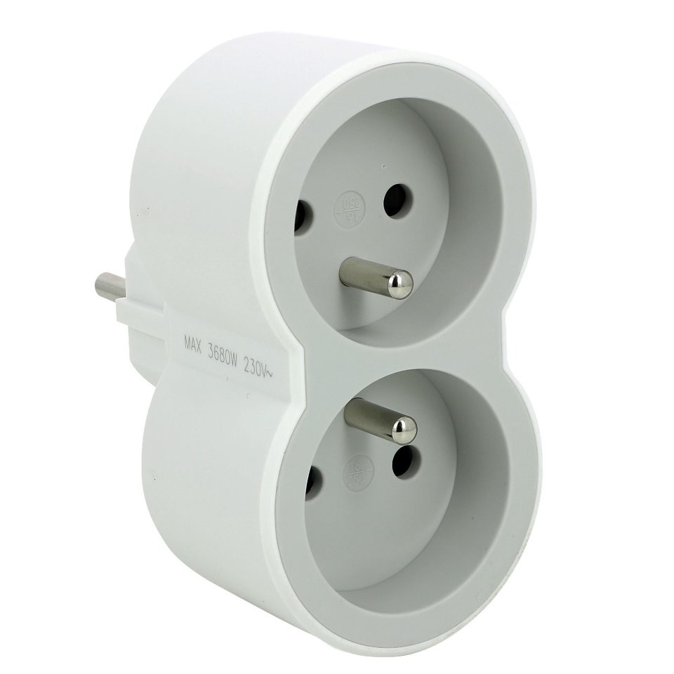 Legrand razdelilnik 2x2P+Z B/S 049431 3