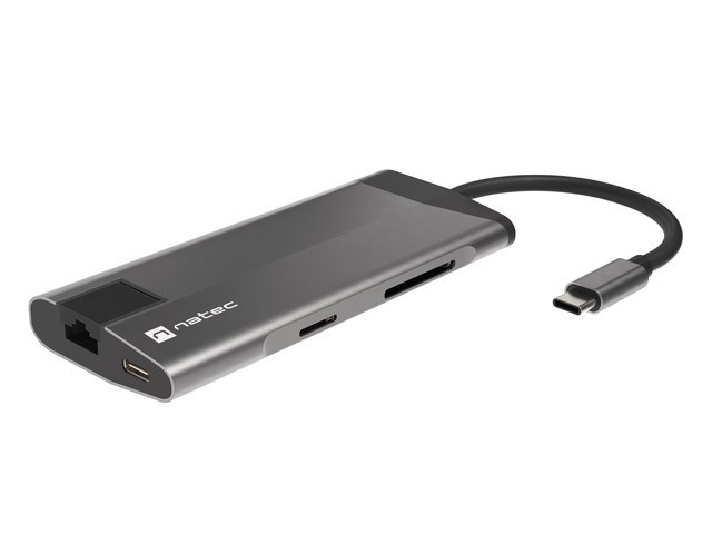 Multiport USB-C Docking Station Fowler Plus: HDMI 4K, 3x USB 3.0, RJ45 5