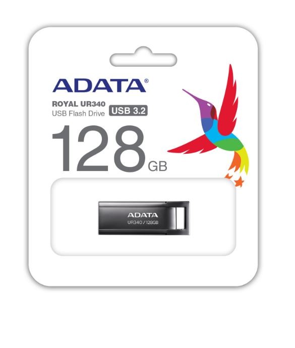 USB ključek 128GB UR340 USB 3.2 Gen 1, črn 4