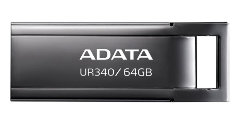 USB ključek 64GB UR340 USB 3.2 Gen 1, črn