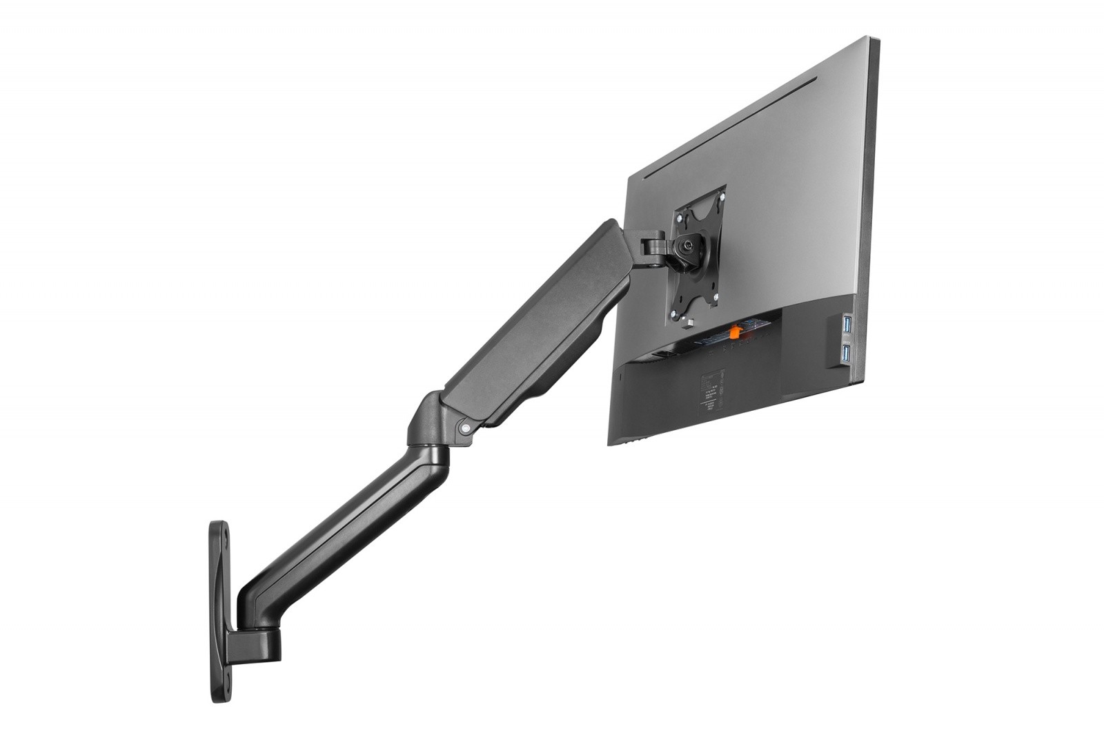 Stenski nosilec za TV/monitor, 1x LCD do 32", max. 9 kg, plinska vzmet 3