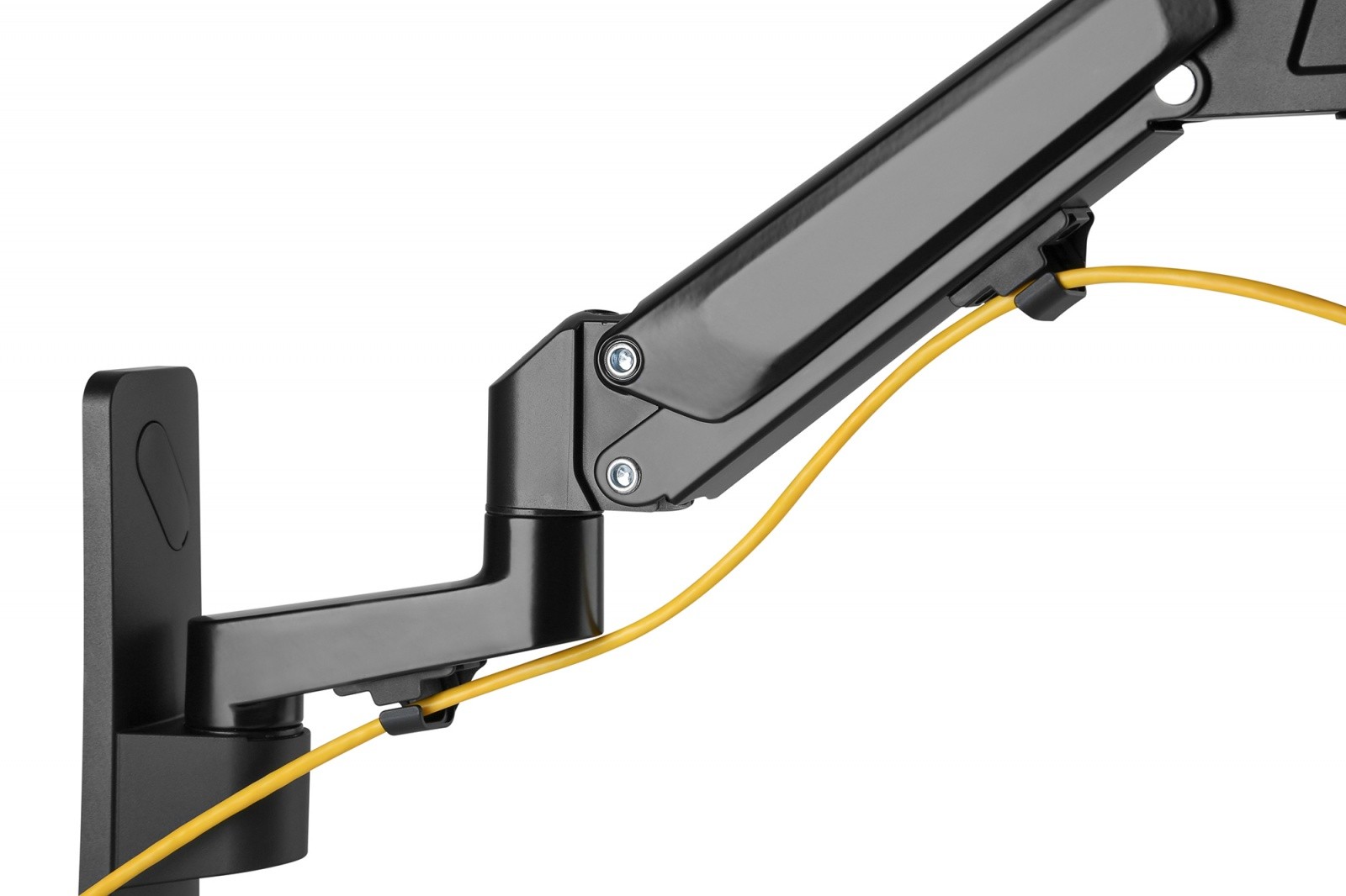 Stenski nosilec za TV/monitor, 1x LCD do 43", max. 23 kg, plinska vzmet 5