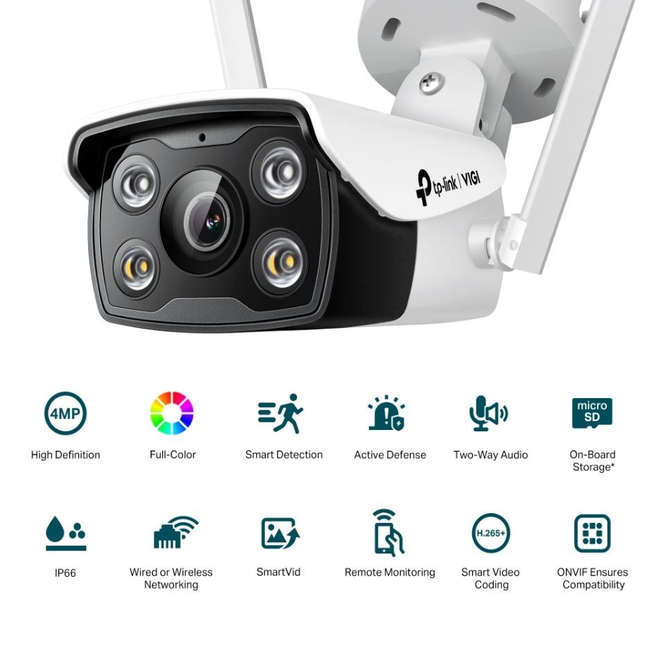 TP-Link VIGI C340-W Vanjska sigurnosna kamera 4MP Bullet 5