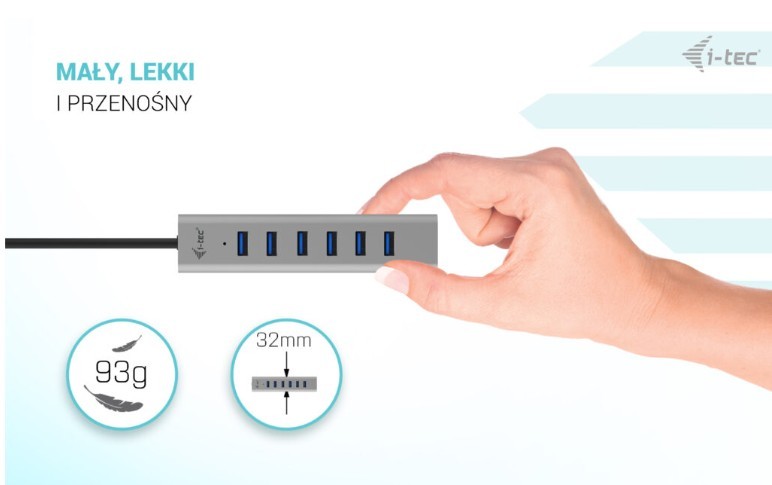 USB-C Hub z 7 priključki in polnjenjem PD 2