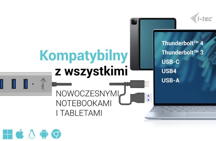 USB-C Hub z 7 priključki in polnjenjem PD 8
