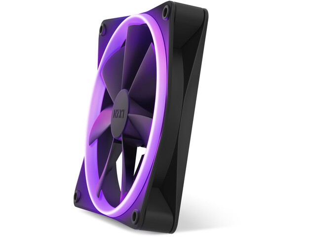 NZXT F140 RGB ventilator, 140mm, črn 3