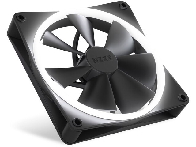 NZXT F140 RGB ventilator, 140mm, črn 5