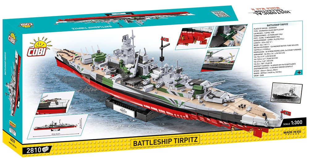 Gradbeni bloki - Bojna ladja Tirpitz, 2810 elementov 3