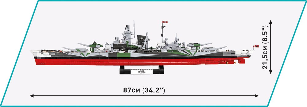 Gradbeni bloki - Bojna ladja Tirpitz, 2810 elementov 8