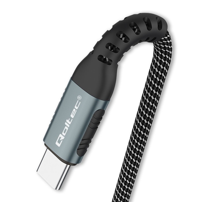 USB-C polnilni kabel 1m, 100W, QC 3.0, PD, črn 5