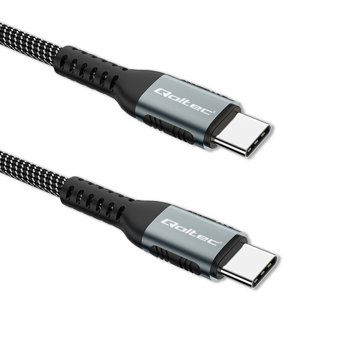 USB-C polnilni kabel 1.5m, 100W, QC 3.0, PD, črn 2