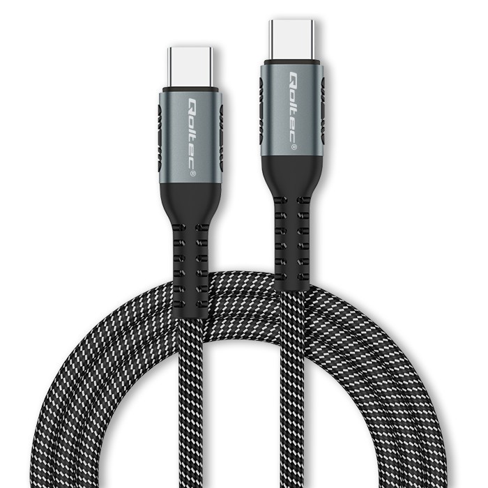 USB-C polnilni kabel 1.5m, 100W, QC 3.0, PD, črn 6