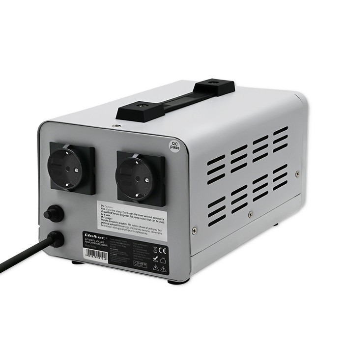 Qoltec automatski stabilizator napetosti AVR 2000VA 2