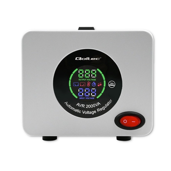 Qoltec automatski stabilizator napetosti AVR 2000VA 5