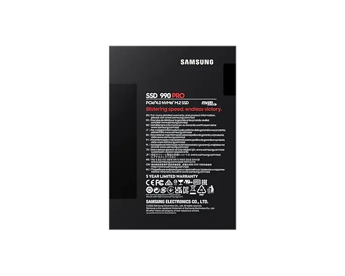 Samsung 990 PRO 2TB SSD, NVMe M.2 5