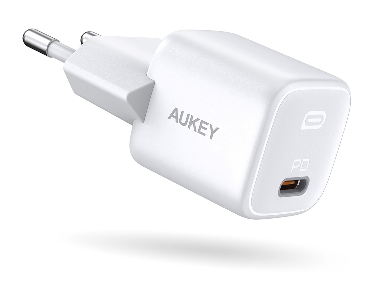 Polnilnik Omnia Mini PA-B1, USB-C PD 20W, bel