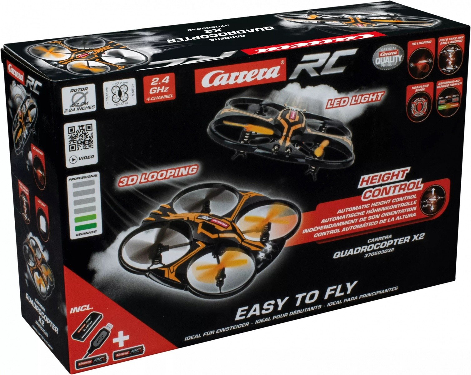 Carrera RC Quadcopter X2 dron 2,4 GHz 6