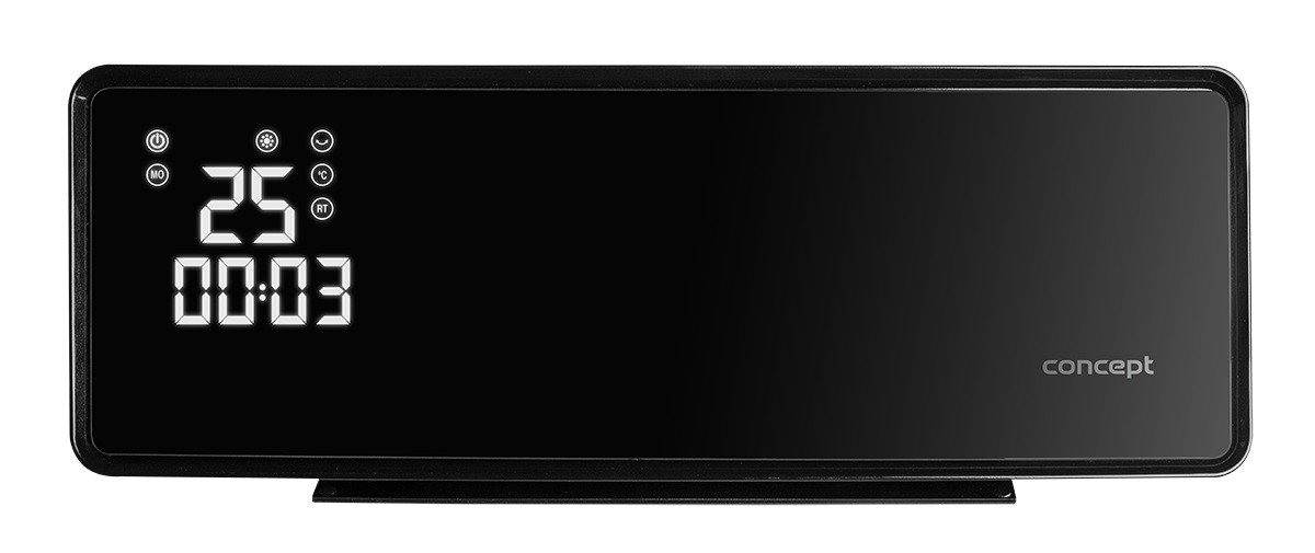 Concept keramični grelnik QH4001, stenski, črn