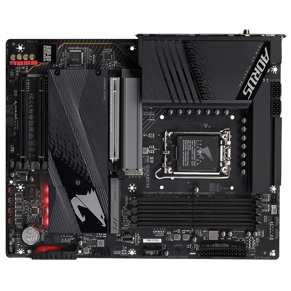 Gigabyte Z790 AORUS ELITE AX matična ploča, S1700, 4xDDR5, USB/DP, ATX 3