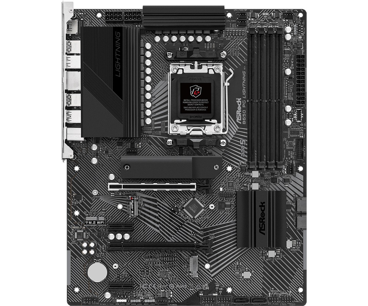 Matična plošča B650 PG LIGHTNING AM5 4xDDR5 HDMI M.2 ATX 2