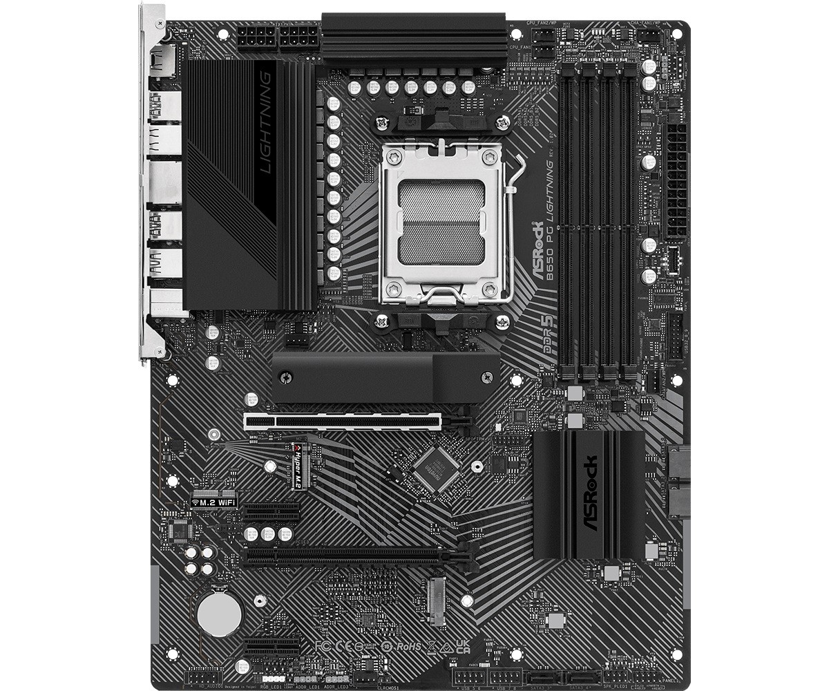Matična plošča B650 PG LIGHTNING AM5 4xDDR5 HDMI M.2 ATX 3