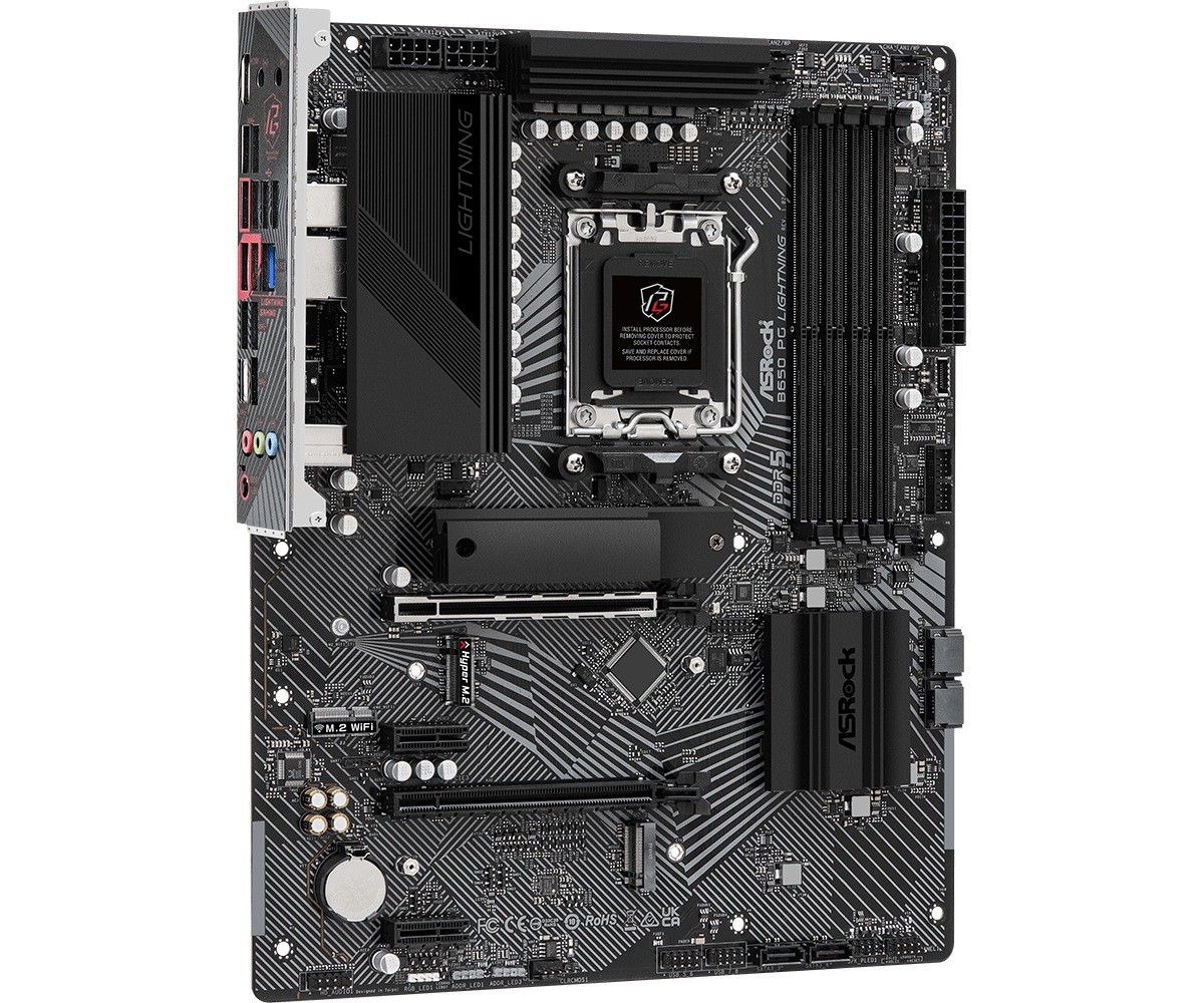 Matična plošča B650 PG LIGHTNING AM5 4xDDR5 HDMI M.2 ATX 5
